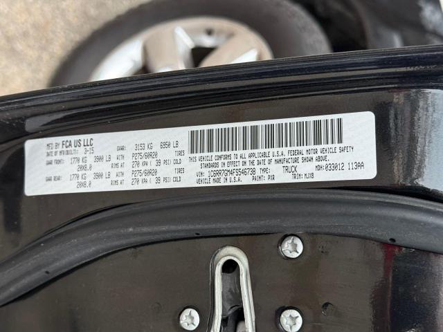 1C6RR7GM4FS546738 - 2015 RAM 1500 SLT BLACK photo 10