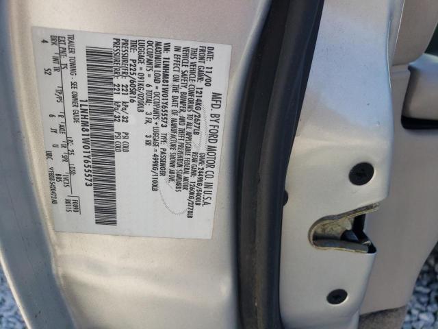 1LNHM81W01Y655573 - 2001 LINCOLN TOWN CAR EXECUTIVE Silber Foto 12