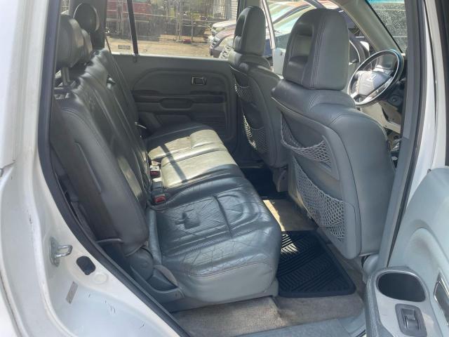5FNYF18655B023170 - 2005 HONDA PILOT EXL WHITE photo 6