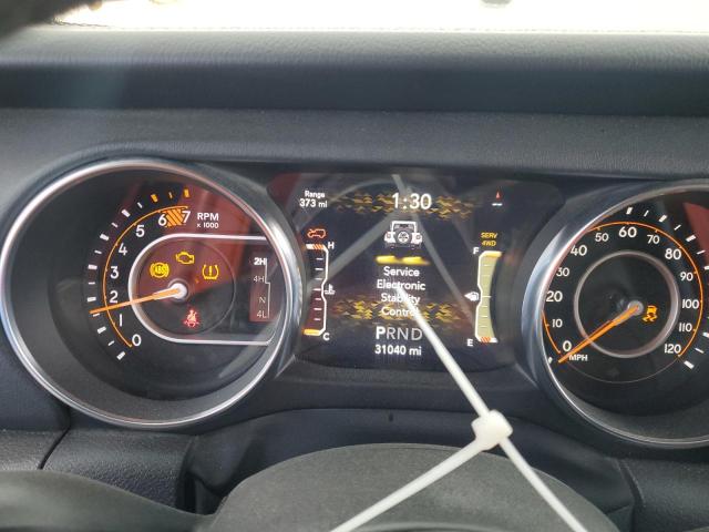 1C4HJXEG1PW570868 - 2023 JEEP WRANGLER SAHARA SILVER photo 9