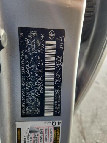 JTNKARJE2JJ566964 - 2018 TOYOTA COROLLA IM Серебристый фото 12