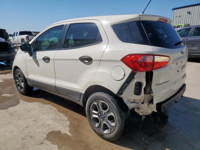 MAJ3P1RE7JC242822 - 2018 FORD ECOSPORT S Biały zdjęcie 2