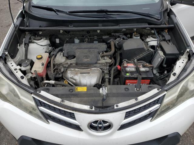 JTMRFREV1D5027991 - 2013 TOYOTA RAV4 XLE WHITE photo 11