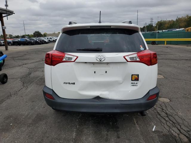 JTMRFREV1D5027991 - 2013 TOYOTA RAV4 XLE WHITE photo 6