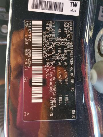 5TDGZRAH2MS038054 - 2021 TOYOTA HIGHLANDER XLE ლურჯი ფოტო 13