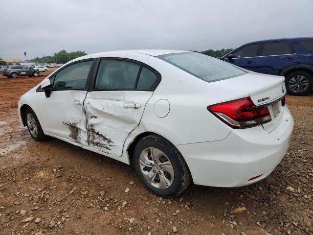 19XFB2F59DE025818 - 2013 HONDA CIVIC LX თეთრი ფოტო 2