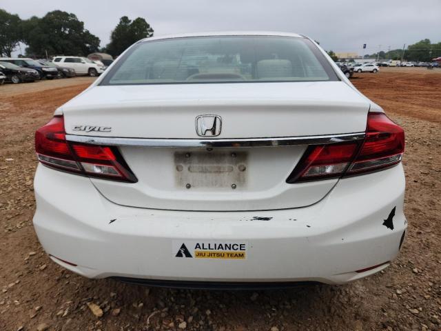 19XFB2F59DE025818 - 2013 HONDA CIVIC LX თეთრი ფოტო 6