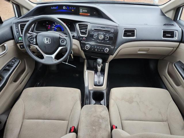 19XFB2F59DE025818 - 2013 HONDA CIVIC LX თეთრი ფოტო 8