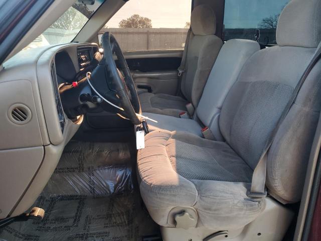 1GCEC14T52Z202824 - 2002 CHEVROLET SILVERADO C1500 MAROON photo 7