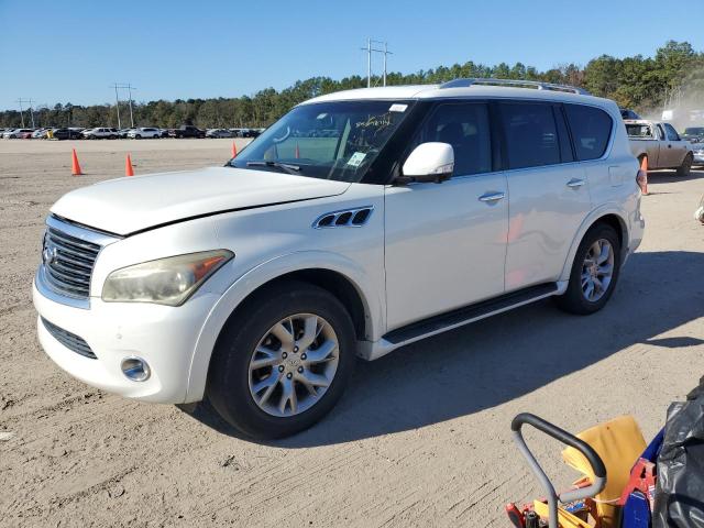 JN8AZ2ND7D9730026 - 2013 INFINITI QX56 WHITE photo 1