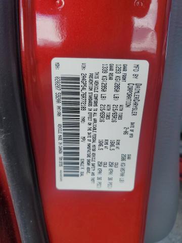 2A4GP54L76R772189 - 2006 CHRYSLER TOWN & COU TOURING MAROON photo 13