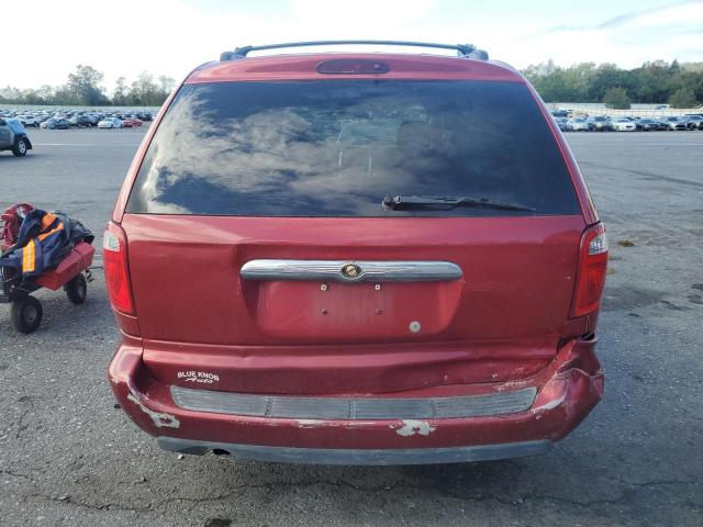 2A4GP54L76R772189 - 2006 CHRYSLER TOWN & COU TOURING MAROON photo 6