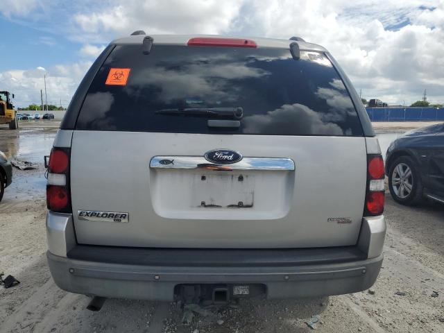 1FMEU63E36ZA24958 - 2006 FORD EXPLORER XLT Plata foto 6
