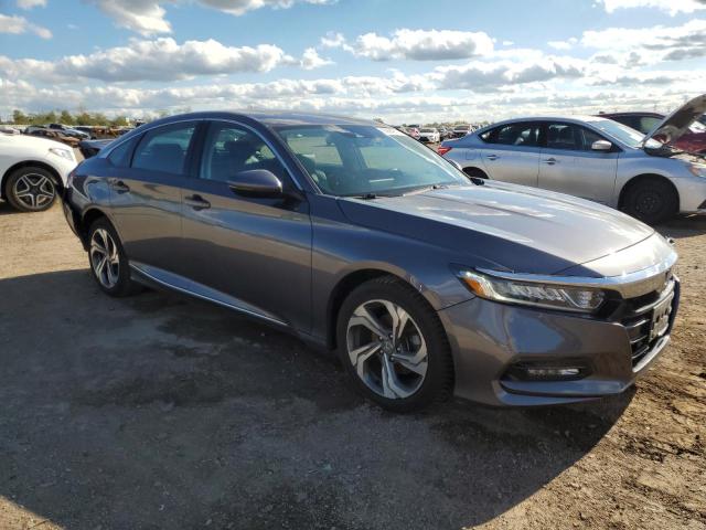 1HGCV1F57JA203164 - 2018 HONDA ACCORD EXL GRAY photo 4