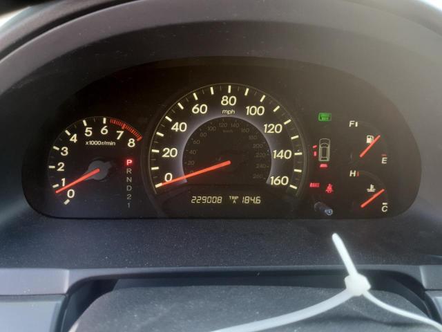 5FNRL38726B437400 - 2006 HONDA ODYSSEY EXL SILVER photo 9