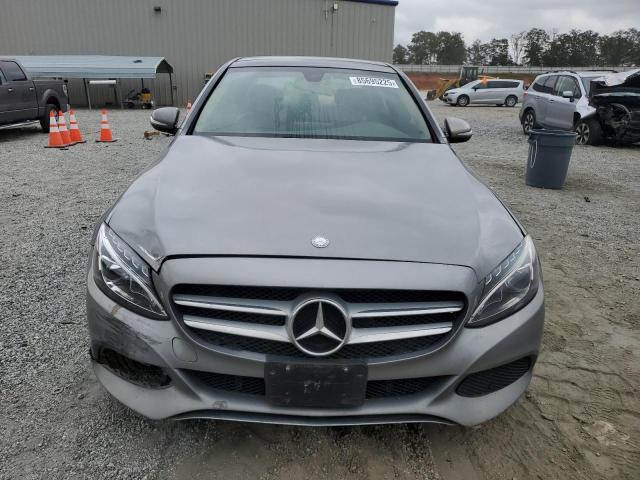 55SWF4KB9FU037149 - 2015 MERCEDES-BENZ C 300 4MATIC SILVER photo 5