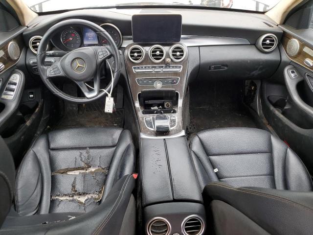 55SWF4KB9FU037149 - 2015 MERCEDES-BENZ C 300 4MATIC SILVER photo 8