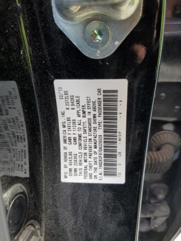 1HGCR3F87DA028509 - 2013 HONDA ACCORD EXL BLACK photo 12
