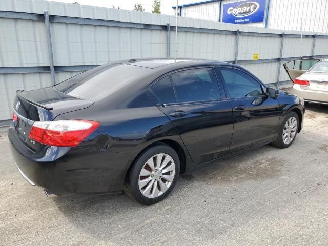 1HGCR3F87DA028509 - 2013 HONDA ACCORD EXL BLACK photo 3