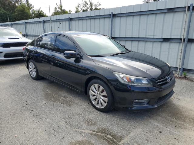 1HGCR3F87DA028509 - 2013 HONDA ACCORD EXL BLACK photo 4