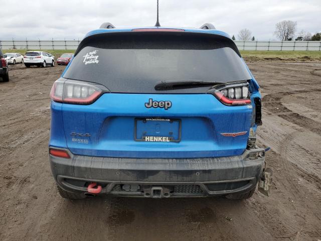 1C4PJMBX2KD284563 - 2019 JEEP CHEROKEE TRAILHAWK ლურჯი ფოტო 6