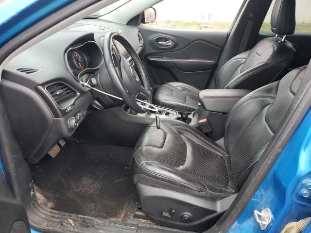 1C4PJMBX2KD284563 - 2019 JEEP CHEROKEE TRAILHAWK ლურჯი ფოტო 7