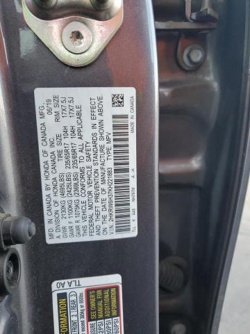 2HKRW6H37KH221883 - 2019 HONDA CR-V LX Grau Foto 14