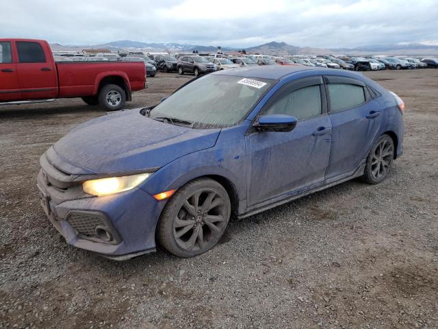 SHHFK7H43HU202718 - 2017 HONDA CIVIC SPORT BLUE photo 1