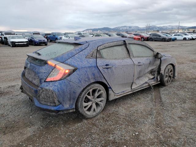 SHHFK7H43HU202718 - 2017 HONDA CIVIC SPORT BLUE photo 3