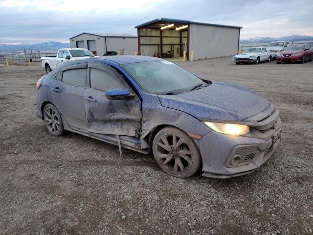 SHHFK7H43HU202718 - 2017 HONDA CIVIC SPORT BLUE photo 4