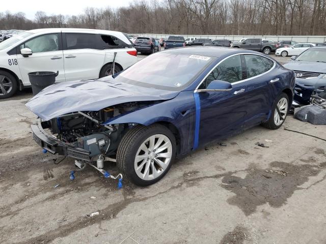 5YJSA1E2XHF215484 - 2017 TESLA MODEL S BLUE photo 1