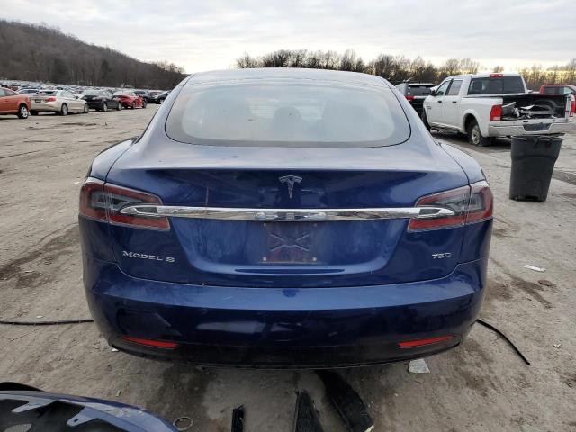 5YJSA1E2XHF215484 - 2017 TESLA MODEL S BLUE photo 6