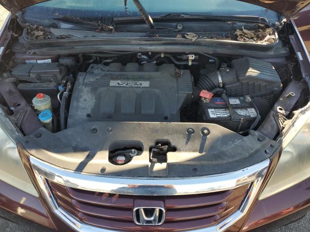 5FNRL386X8B419351 - 2008 HONDA ODYSSEY EXL MAROON photo 12