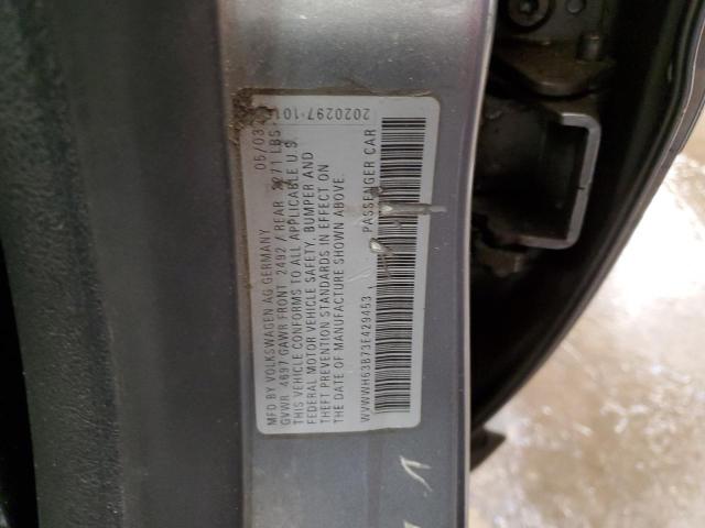 WVWWH63B73E429453 - 2003 VOLKSWAGEN PASSAT GLX Gümüş foto 13