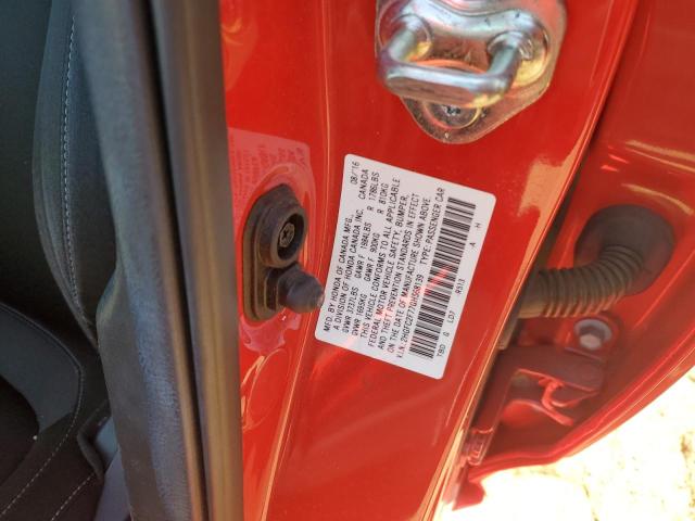 2HGFC2F77GH568139 - 2016 HONDA CIVIC EX RED photo 12