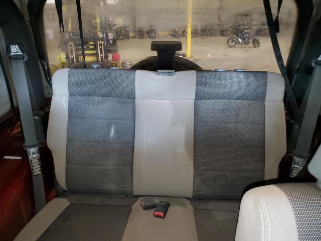 1J4FA24117L136761 - 2007 JEEP WRANGLER X Tünd qırmızı foto 10