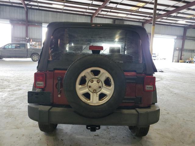 1J4FA24117L136761 - 2007 JEEP WRANGLER X Tünd qırmızı foto 6