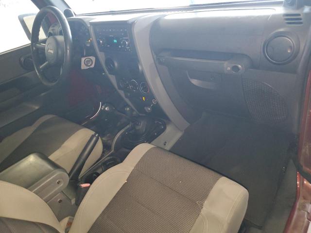 1J4FA24117L136761 - 2007 JEEP WRANGLER X Tünd qırmızı foto 8