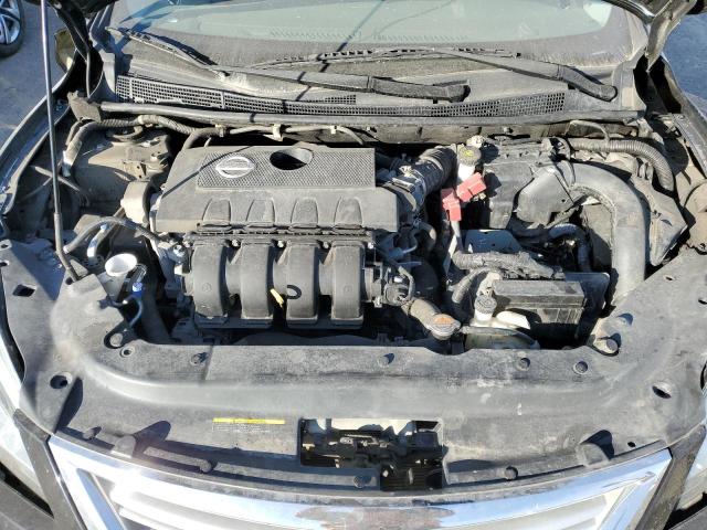 3N1AB7AP6DL655746 - 2013 NISSAN SENTRA S BLACK photo 11