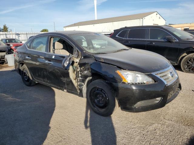 3N1AB7AP6DL655746 - 2013 NISSAN SENTRA S BLACK photo 4