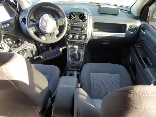 1C4NJCBA2ED507850 - 2014 JEEP COMPASS SPORT Schwarz Foto 8