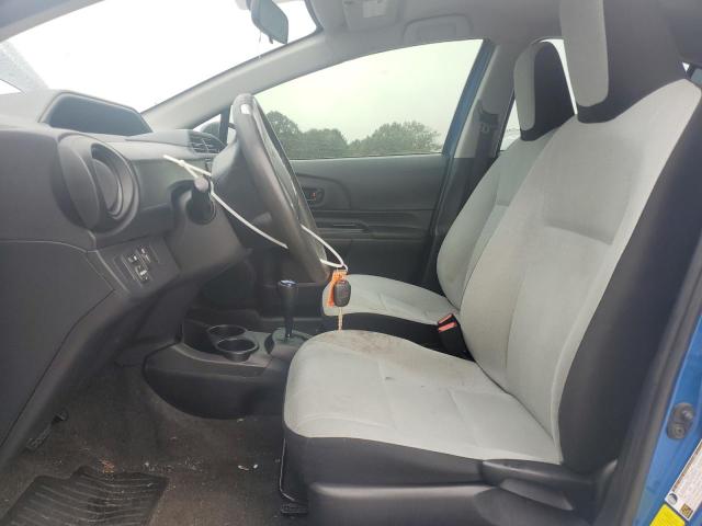 JTDKDTB39F1114829 - 2015 TOYOTA PRIUS C BLUE photo 7