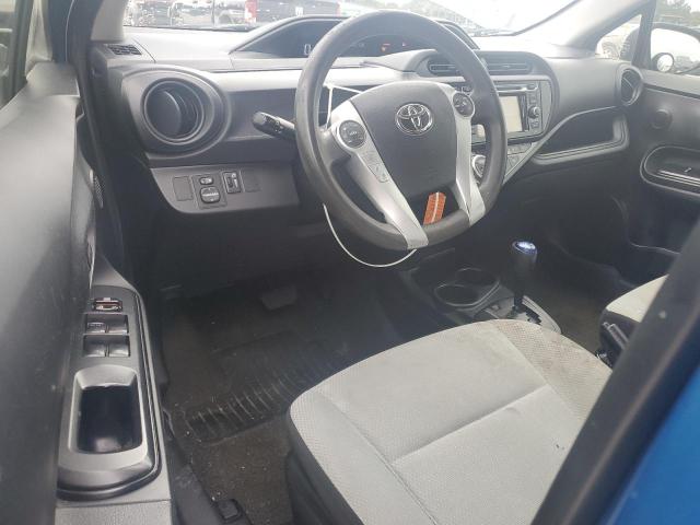 JTDKDTB39F1114829 - 2015 TOYOTA PRIUS C BLUE photo 8