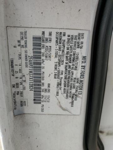 2FAHP71W77X112824 - 2007 FORD CROWN VICT POLICE INTERCEPTOR WHITE photo 12