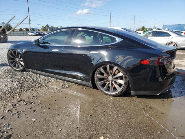 5YJSA1DP7DFP14136 - 2013 TESLA MODEL S BLACK photo 2