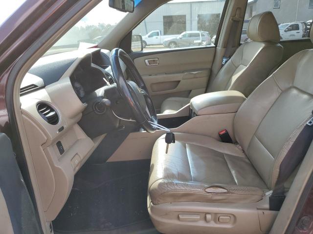 5FNYF48619B010634 - 2009 HONDA PILOT EXL Բորդո լուսանկար 7