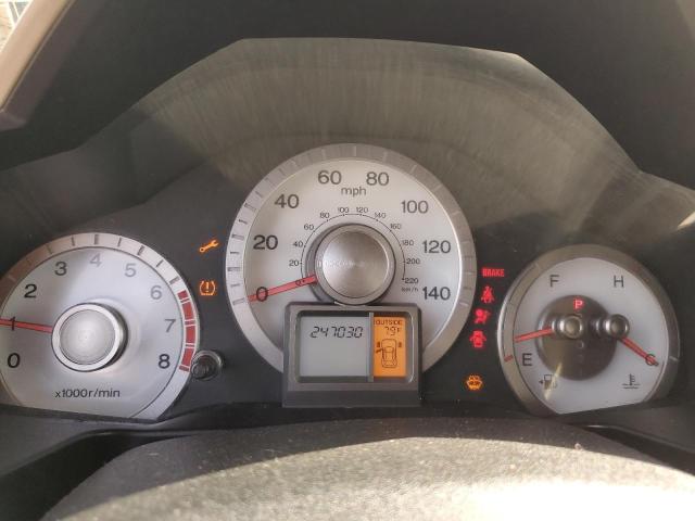 5FNYF48619B010634 - 2009 HONDA PILOT EXL Բորդո լուսանկար 9