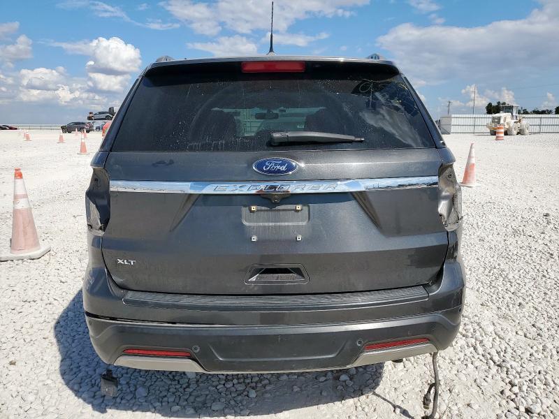1FM5K7D85KGB47011 - 2019 FORD EXPLORER XLT GRAY photo 6