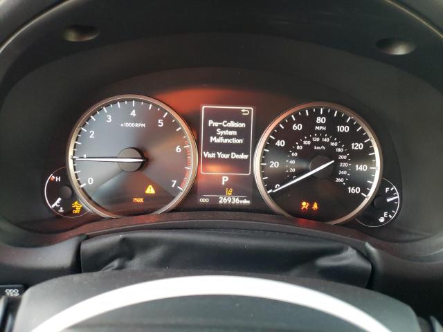 JTJYARBZ1K2150784 - 2019 LEXUS NX 300 BASE ნაცრისფერი ფოტო 9