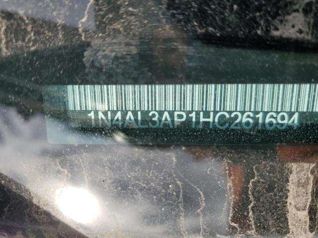 1N4AL3AP1HC261694 - 2017 NISSAN ALTIMA 2.5 勃艮第红 照片 12